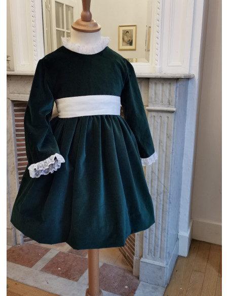 Dauphinelle - Robe empire et manches trois-quart