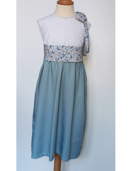 Dauphinelle - Robe empire et manches trois-quart
