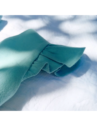 Chélidoine - Robe encolure bateau, mancherons...