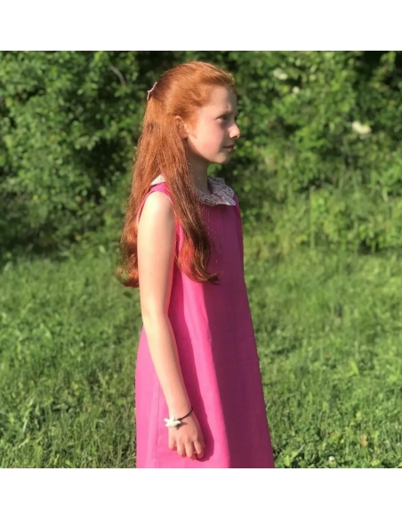 Robe trapèze à col volanté: une réalisation https://www.instagram.com/madamebrode/