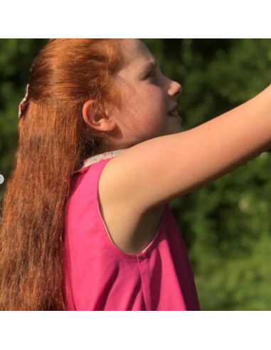 Robe trapèze à col volanté: une réalisation https://www.instagram.com/madamebrode/