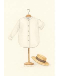 Patron chemise Joseph, col Mao, boutonnage