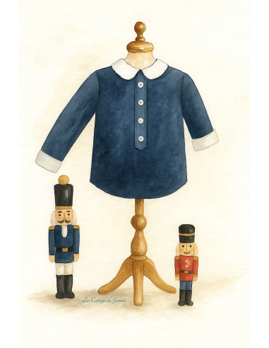 Patron de chemise de garçon d'honneur pour cortège de mariage.