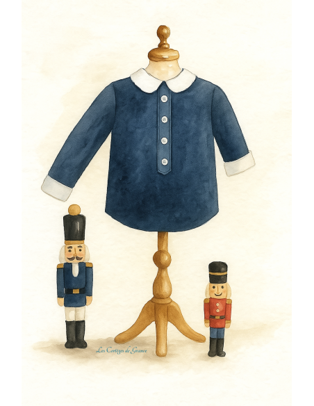 Patron de chemise de garçon d'honneur pour cortège de mariage.