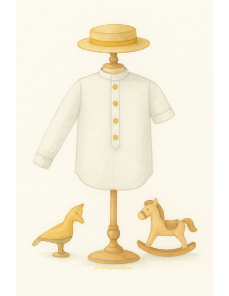 Patron chemise Joseph, col Mao, boutonnage