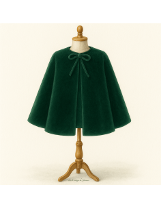 Patron de cape de cortège, mixte, pour garçon d'honneur ou demoiselle d'honneur.