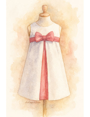 Acanthe - Robe taille haute et jupe à pli creux