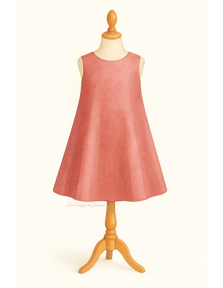 Patron de robę trapezę, pour demoiselles d'honneur et cortège de mariage