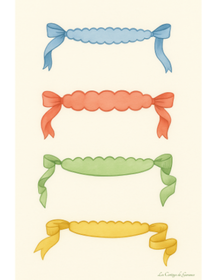 Patrons de ceintures à festons: réalisez 4 modèles de ceintures.