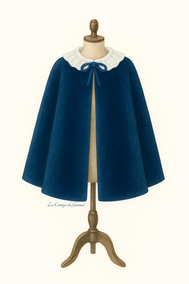 Stradivarius: Cape mixte et col volanté