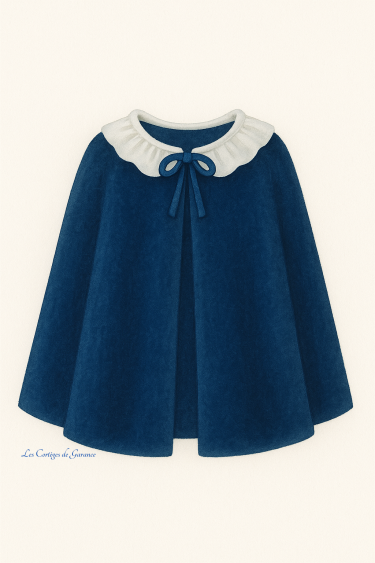 Stradivarius: Cape mixte et col volanté 2