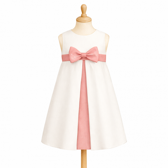 Acanthe - Robe taille haute et jupe à pli creux