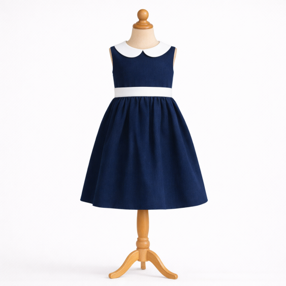 Reine des Prés - Robe classique et col claudine