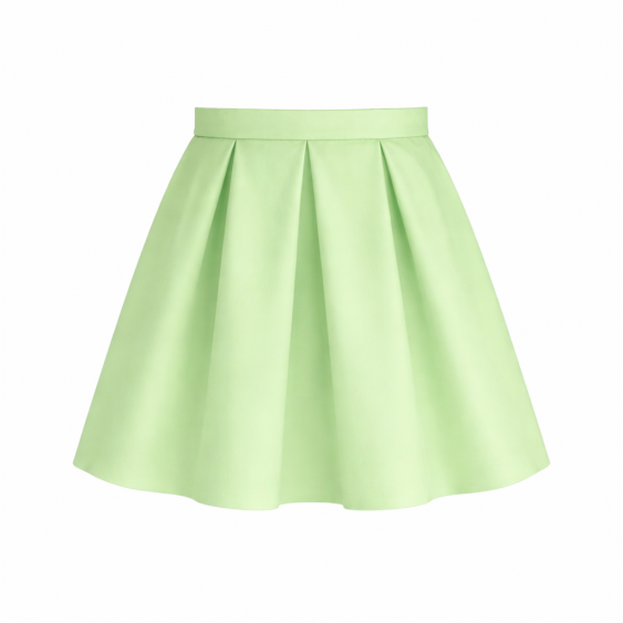 Set 3 jupes patineuse plis creux et plats + ceinture 2