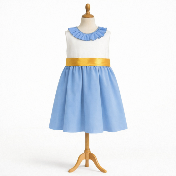 Iris - Robe à col volanté 2