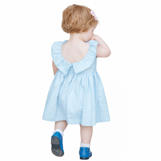 Pensée - Dos danseuse et col volanté