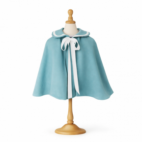 Cape mixte Auxence à col Claudine