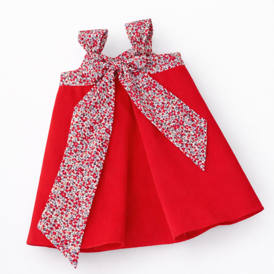 Fleur de Garance - Robe d'été taille haute à bretelle et...