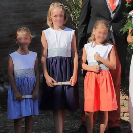 Lavande, robe dos boutonné - Dauphin-Dauphine