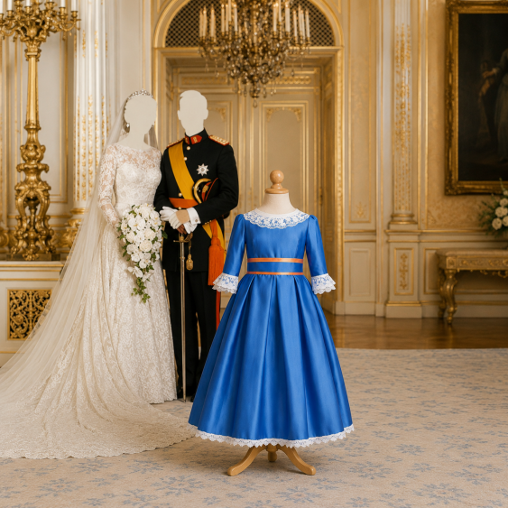 Cortège Stéphanie, Grande Duchesse du Luxembourg - Robe à...