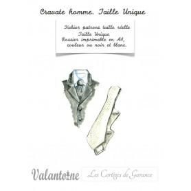 Patron de Cravate - Valantoine 2